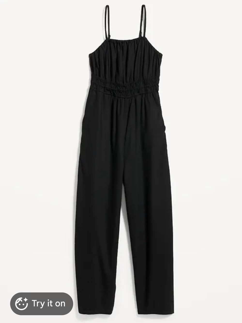 Black Linen Jumpsuit